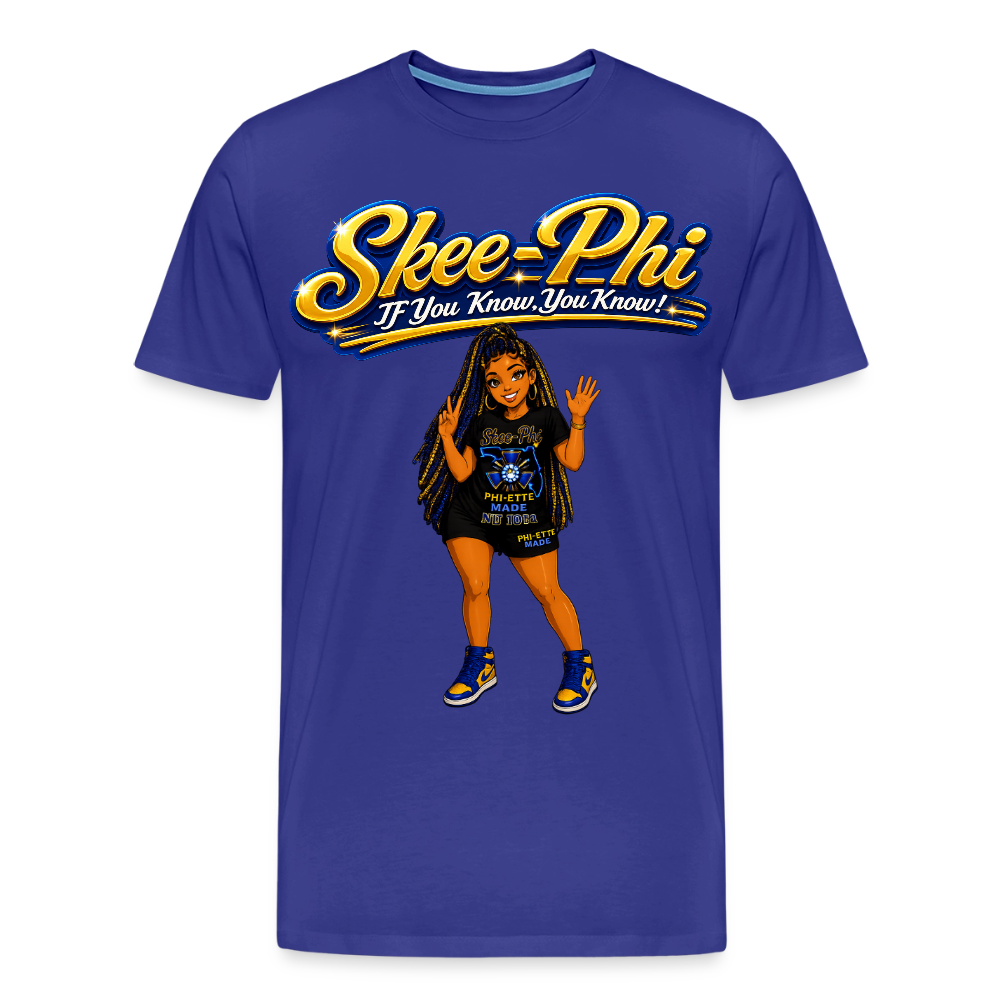 Skee phi 1  Premium T-Shirt - royal blue