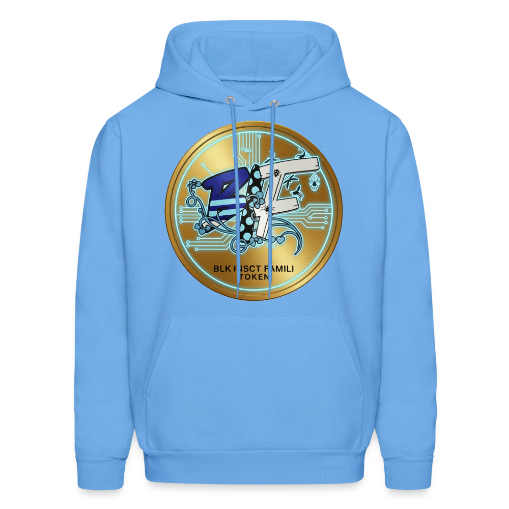 BLK Insct FAMILI Token Men's Hoodie - carolina blue