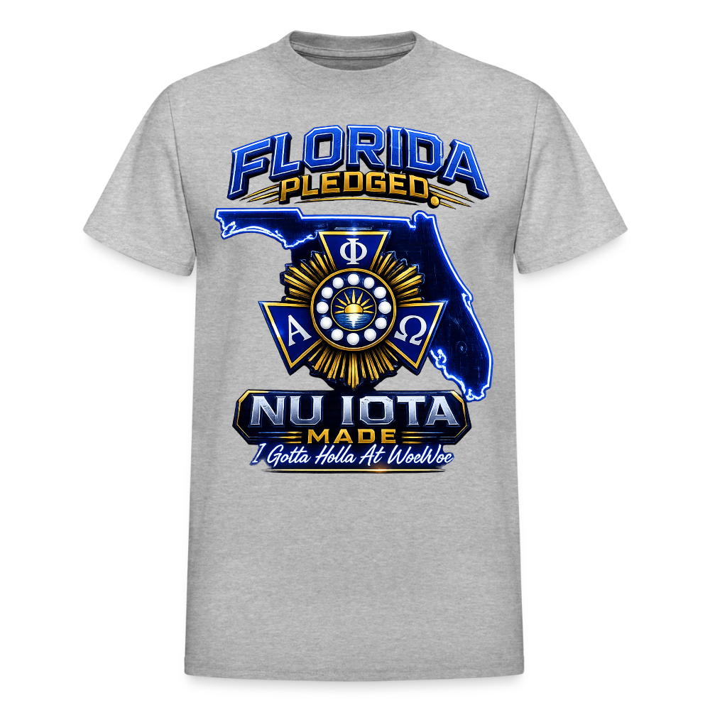 Nu IOta/ Wou Wou Gildan Ultra Cotton Adult T-Shirt - heather gray