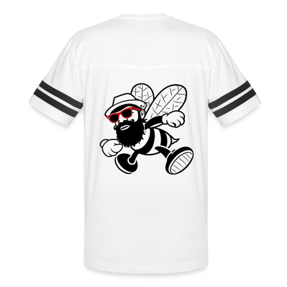 We Buzzin Vintage Sport T-Shirt - white/black