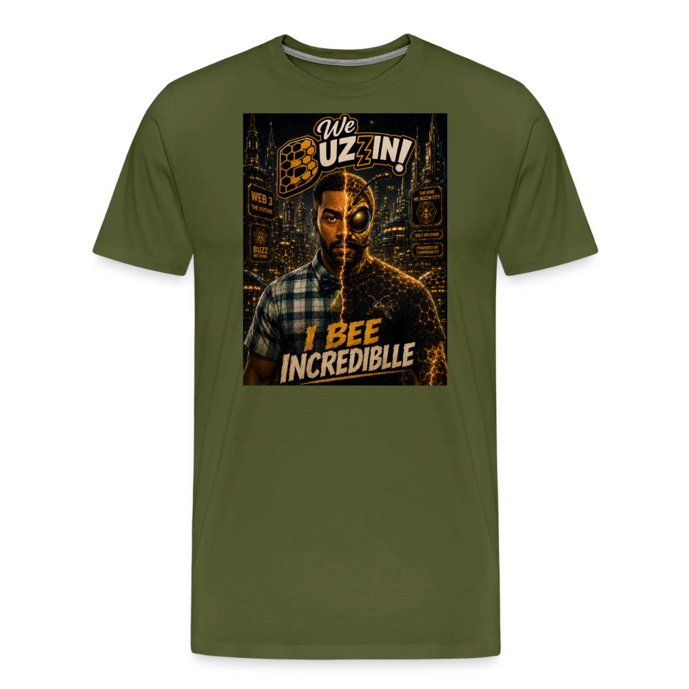 We Buzzin Men's Premium T-Shirt - olive green