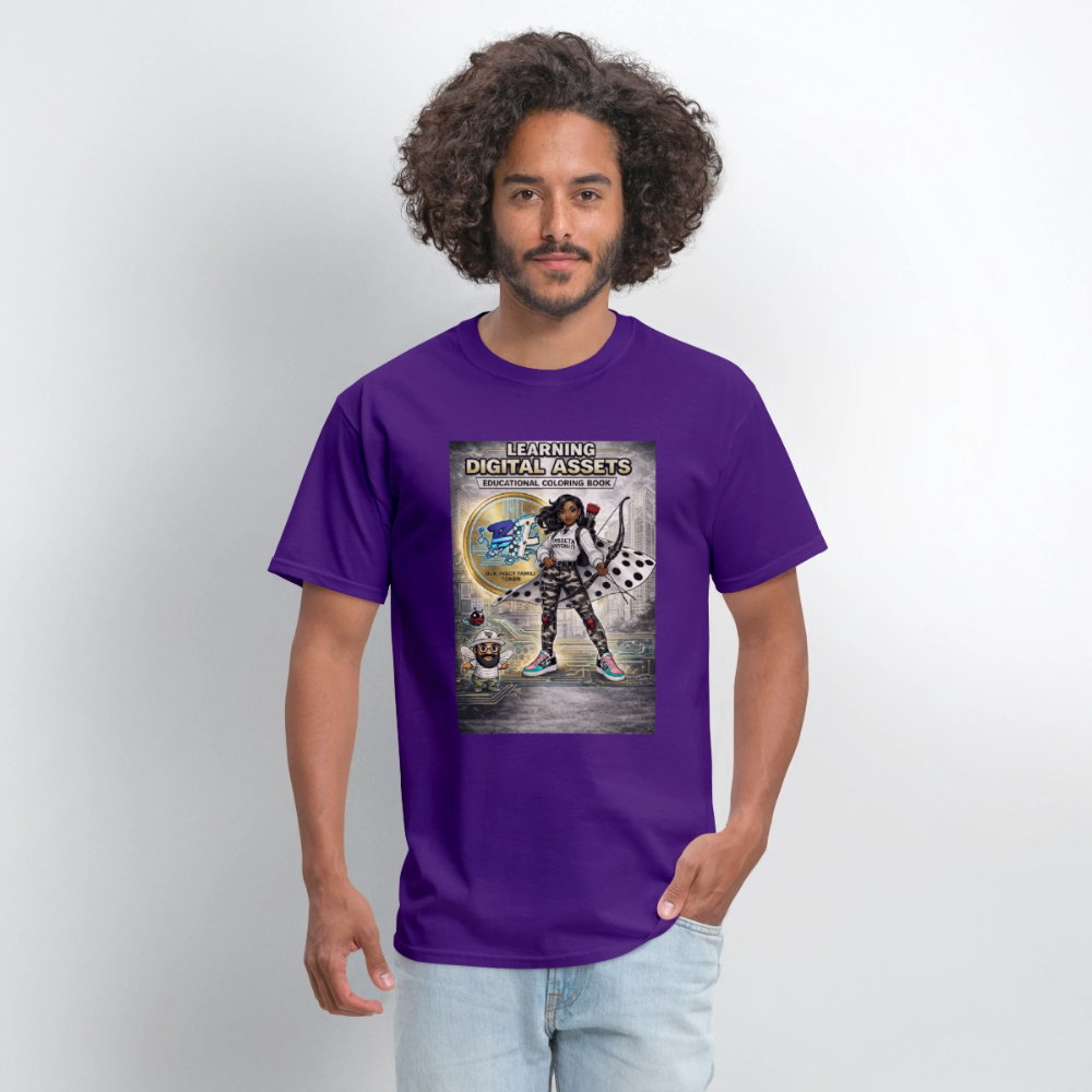 Learning Digital Assets  T-Shirt | GILDAN 5000 - purple