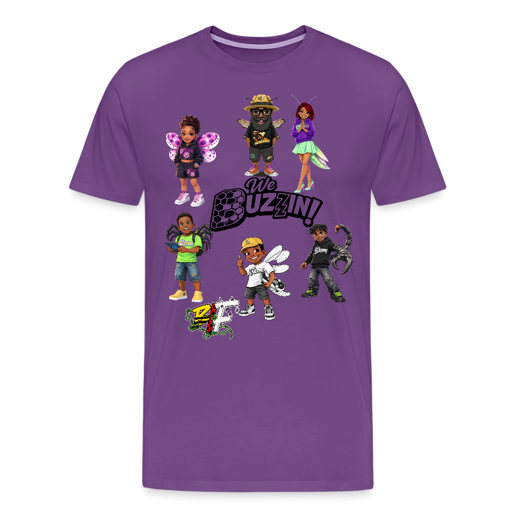 We Buzzin Men's Premium T-Shirt - purple