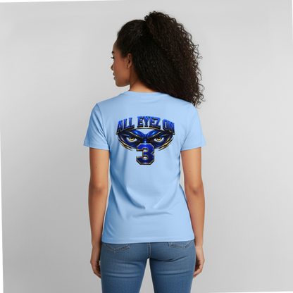 Phi-ette Princess Gildan Ultra Cotton Adult T-Shirt - light blue