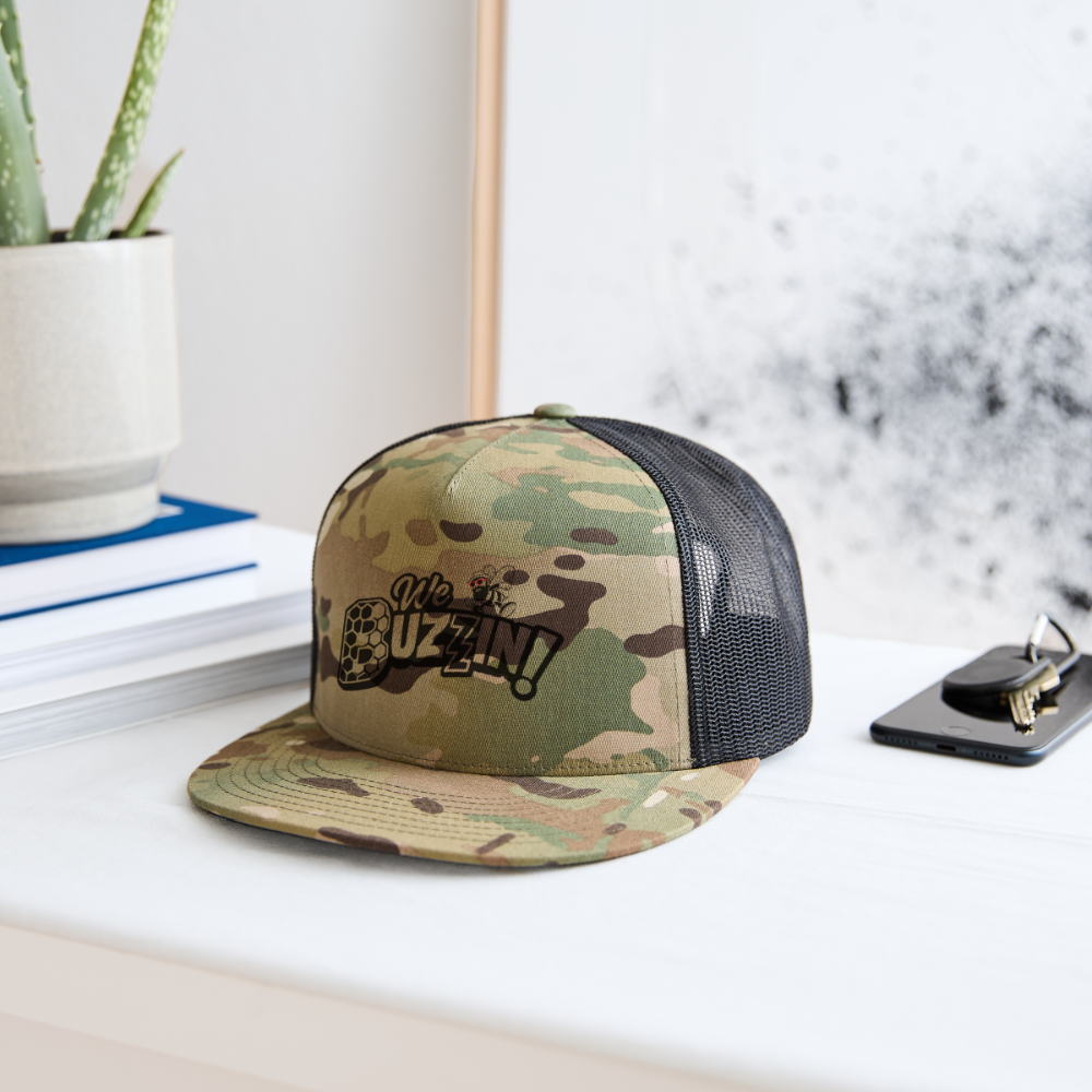 We Buzzin Trucker Hat - MultiCam\black