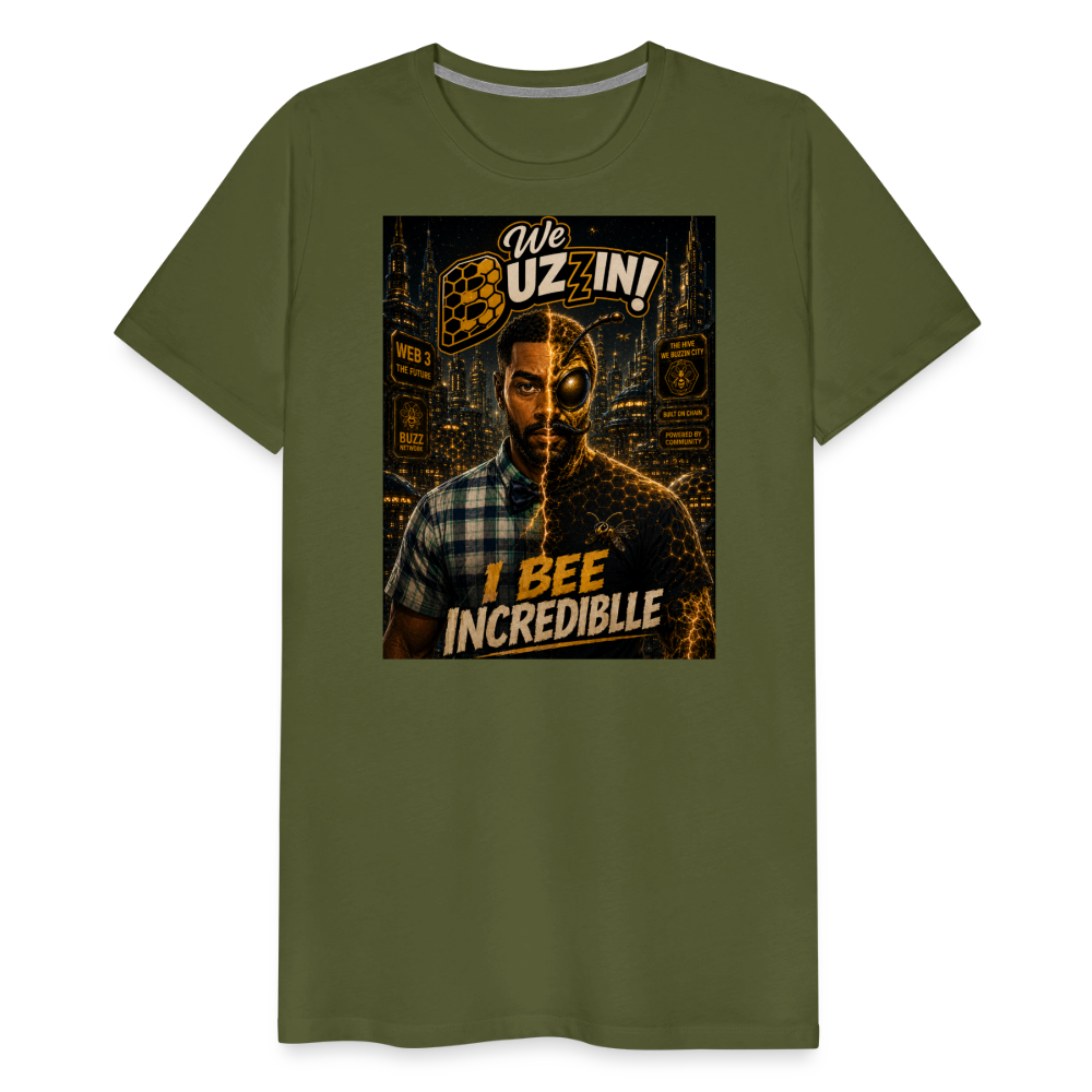 We Buzzin Men's Premium T-Shirt - olive green