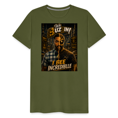 We Buzzin Men's Premium T-Shirt - olive green