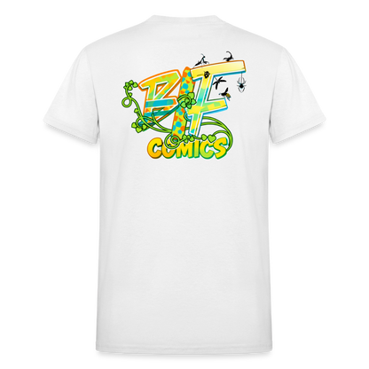 We Buzzin Gildan Ultra Cotton Adult T-Shirt - white