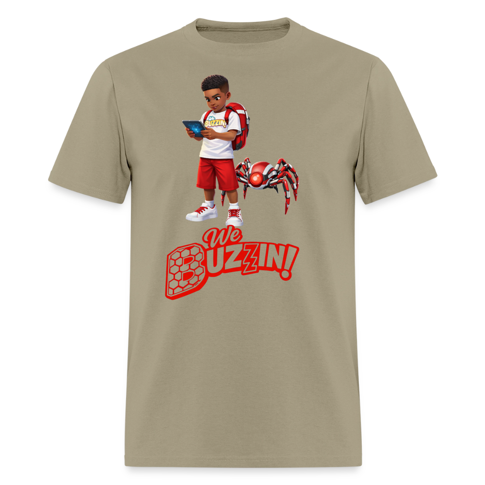 We Buzzin Men's T-Shirt | GILDAN 5000 - khaki