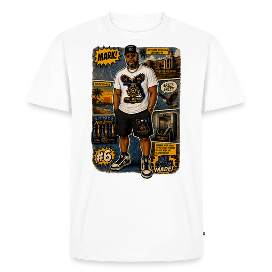 Comic Mark Men's Premium T-Shirt - white