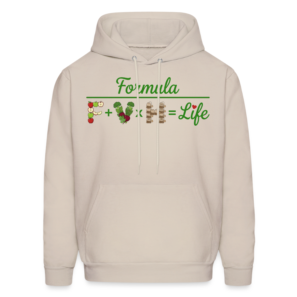 Formula logo 2 Men's Hoodie - Sand