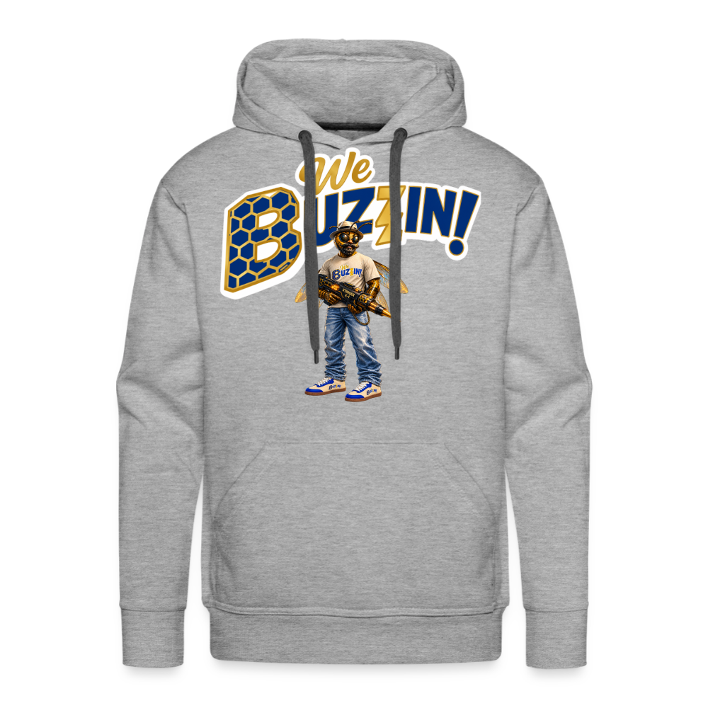 We Buzzin Men’s Premium Hoodie - heather grey