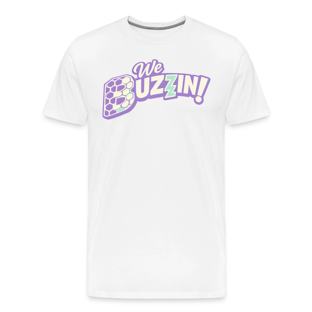 We Buzzin Men's Premium T-Shirt - white