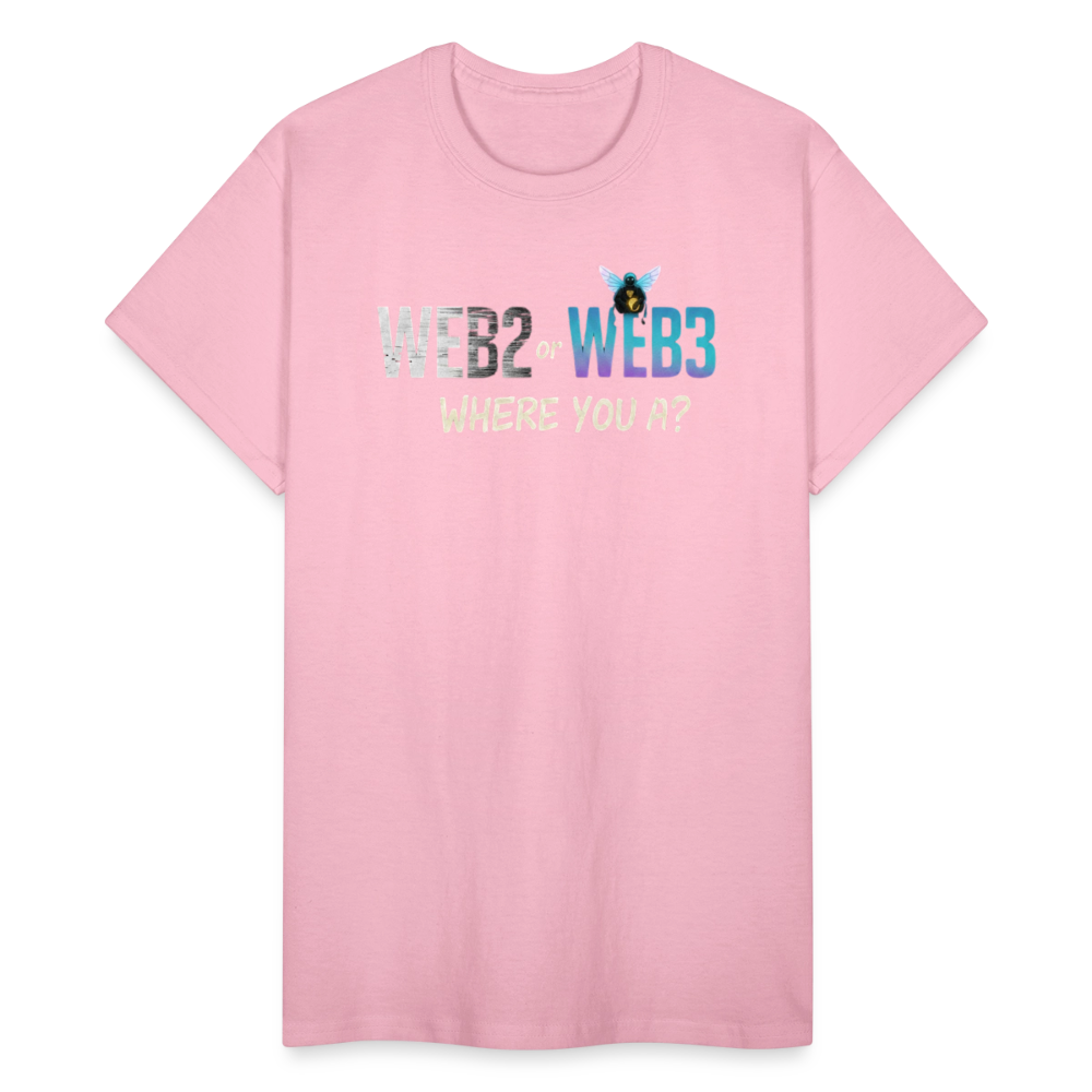Web 2 Web 3  Ultra Cotton Adult T-Shirt - light pink