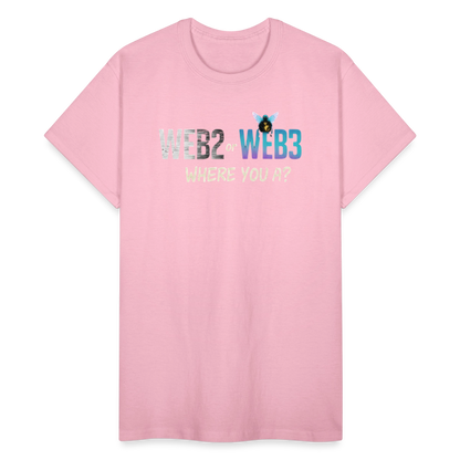 Web 2 Web 3  Ultra Cotton Adult T-Shirt - light pink