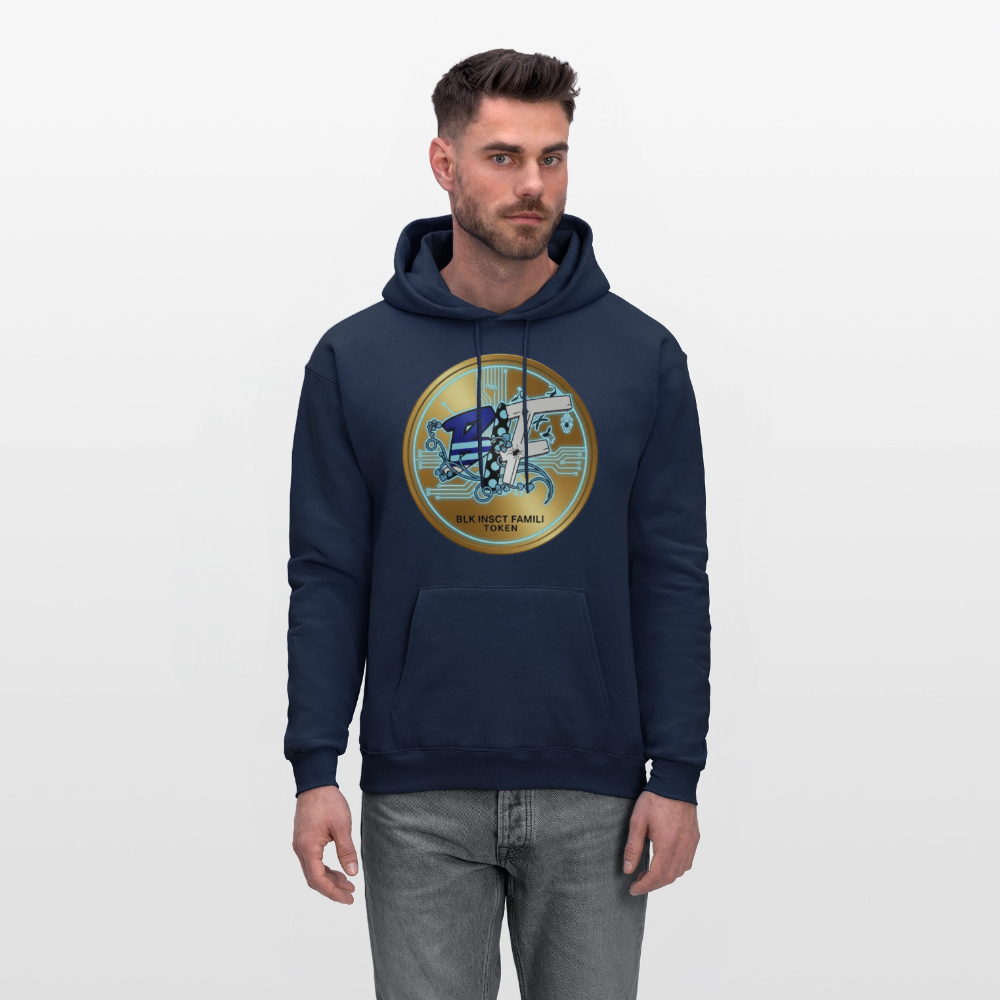 BLK Insct FAMILI Token Men's Hoodie - navy
