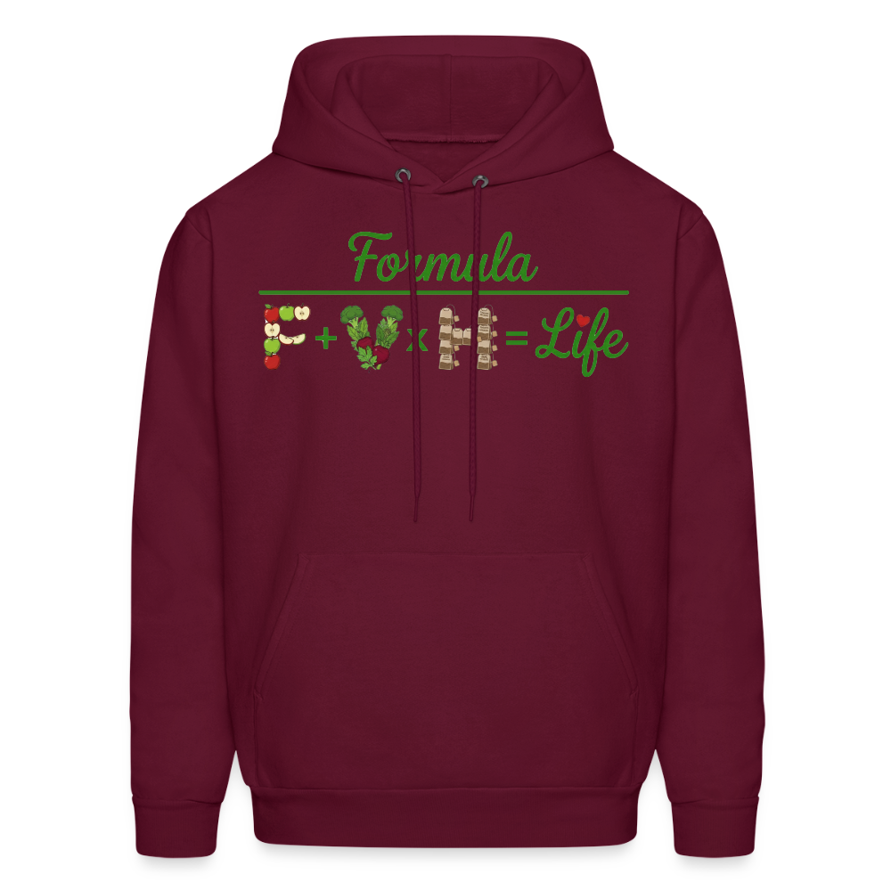 Formula logo 2 Men's Hoodie - burgundy