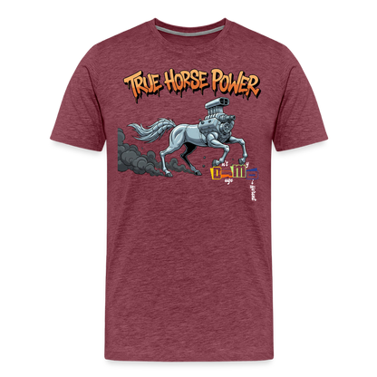 DJMD Men's Premium T-Shirt - heather burgundy