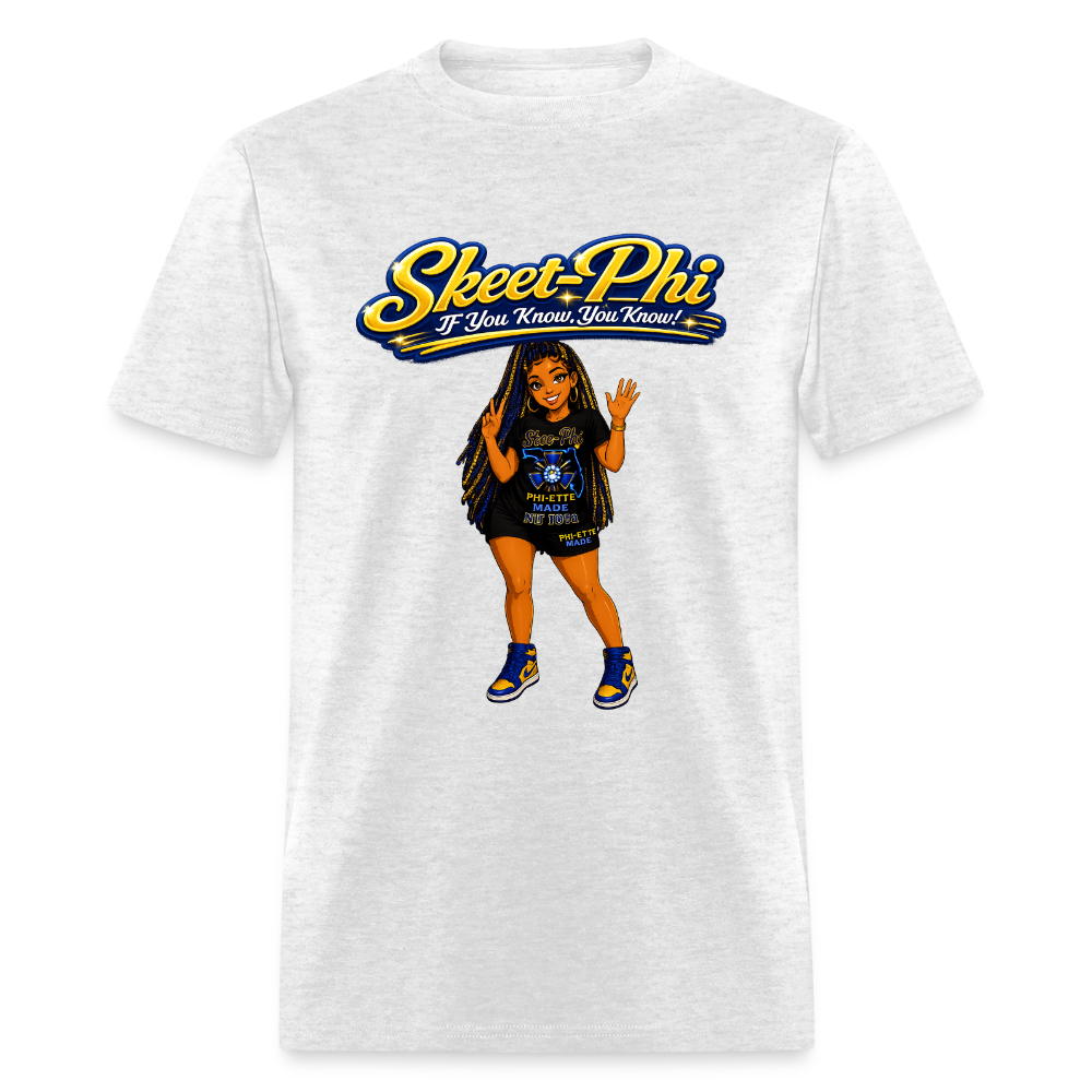 Skee phi 1  Premium T-Shirt - light heather gray