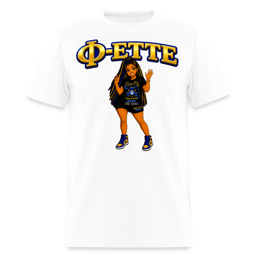 Phi Ette T-Shirt | GILDAN 5000 - white