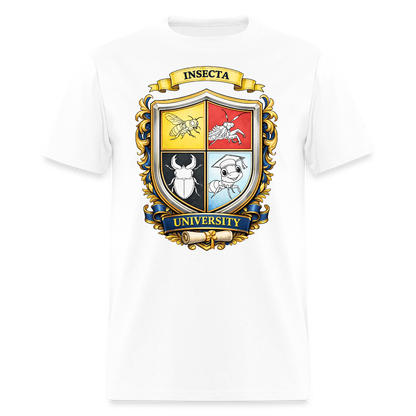 Insecta University Men's T-Shirt | GILDAN 5000 - white