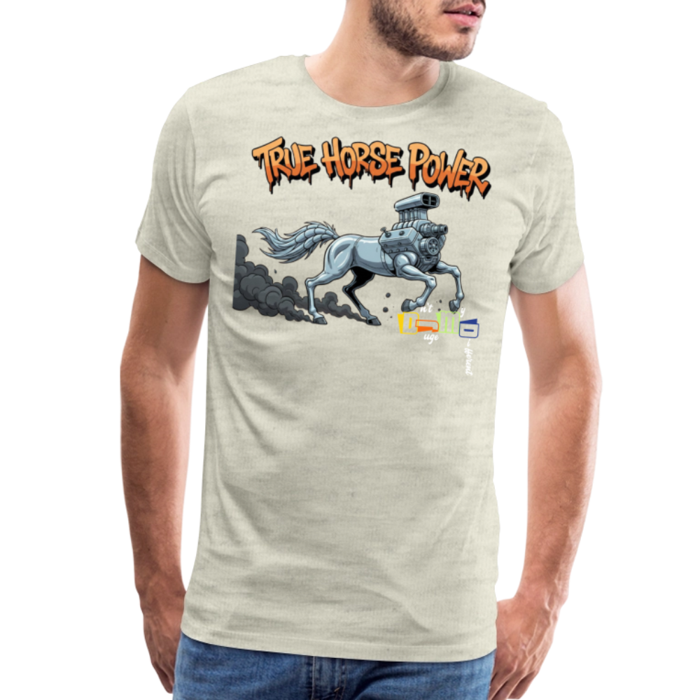 DJMD Men's Premium T-Shirt - heather oatmeal