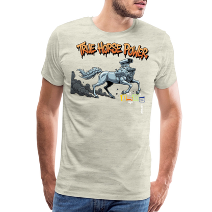 DJMD Men's Premium T-Shirt - heather oatmeal