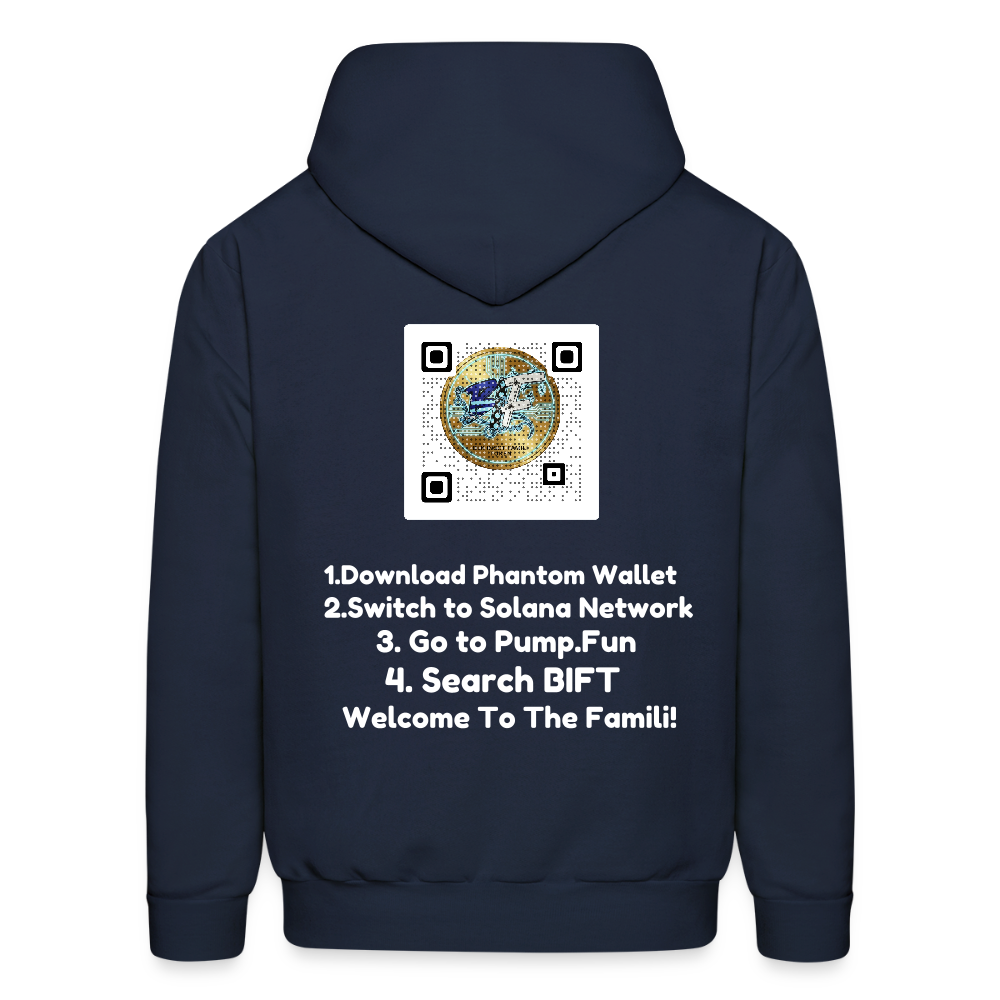 BLK Insct FAMILI Token Men's Hoodie - navy