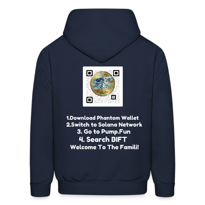 BLK Insct FAMILI Token Men's Hoodie - navy