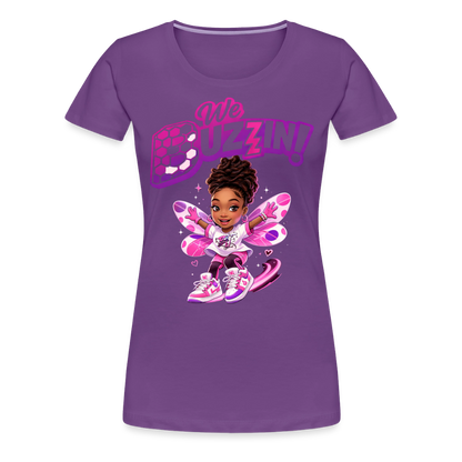 We Buzzin Women’s Premium T-Shirt - purple