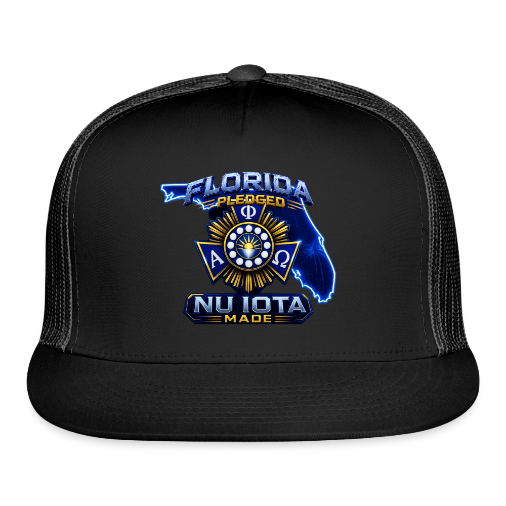 Nu IOta Trucker Hat - black/black
