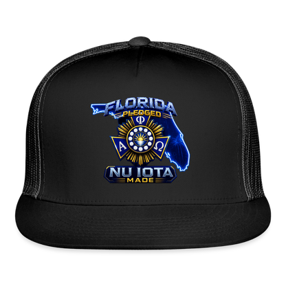 Nu IOta Trucker Hat - black/black
