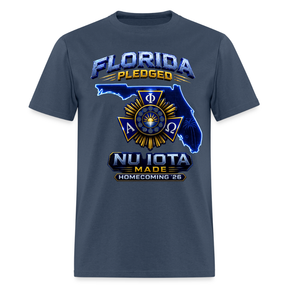 Nu IOta 3 Men's T-Shirt | GILDAN 5000 -  blue dusk