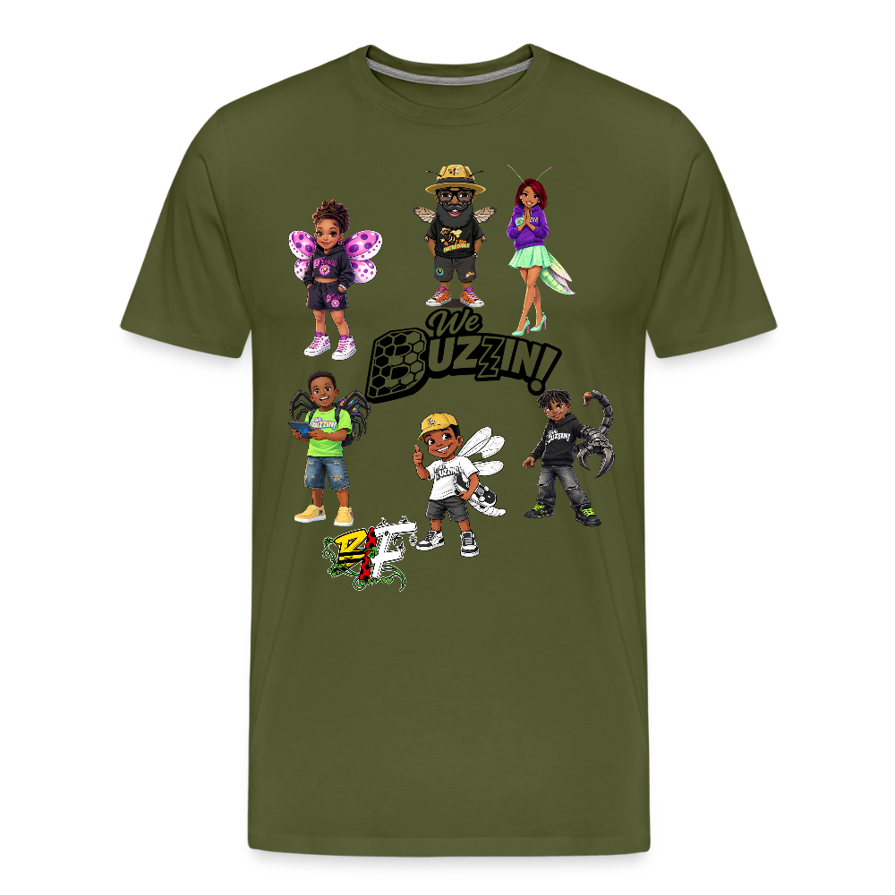 We Buzzin Men's Premium T-Shirt - olive green