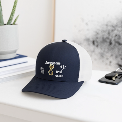 iGot Band Praktice Flexfit Fitted Baseball Cap - navy/white