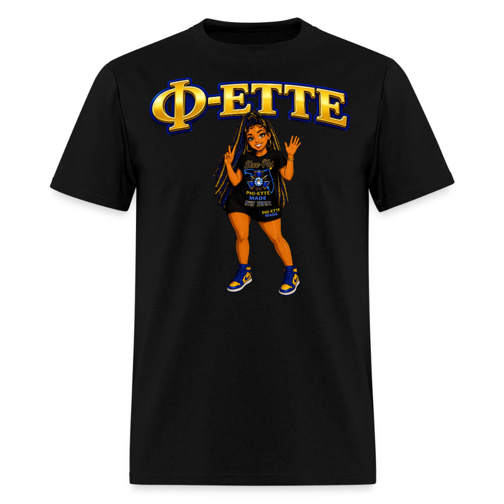 Phi Ette T-Shirt | GILDAN 5000 - black