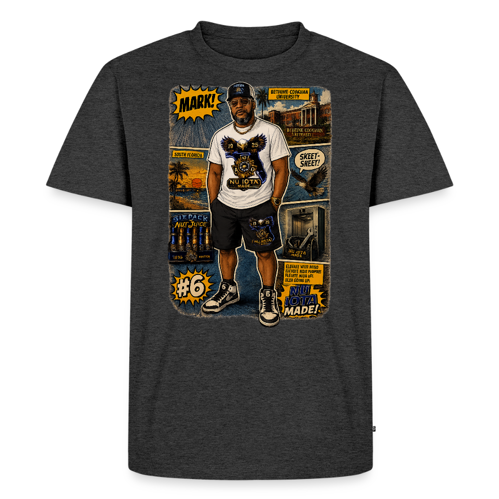 Comic Mark Men's Premium T-Shirt - heather anthracite