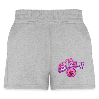 We Buzzin Women's Jogger Short - heather gray