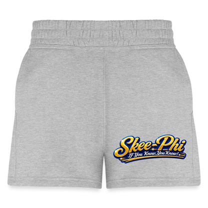 Skee Phi Women's Jogger Short - heather gray