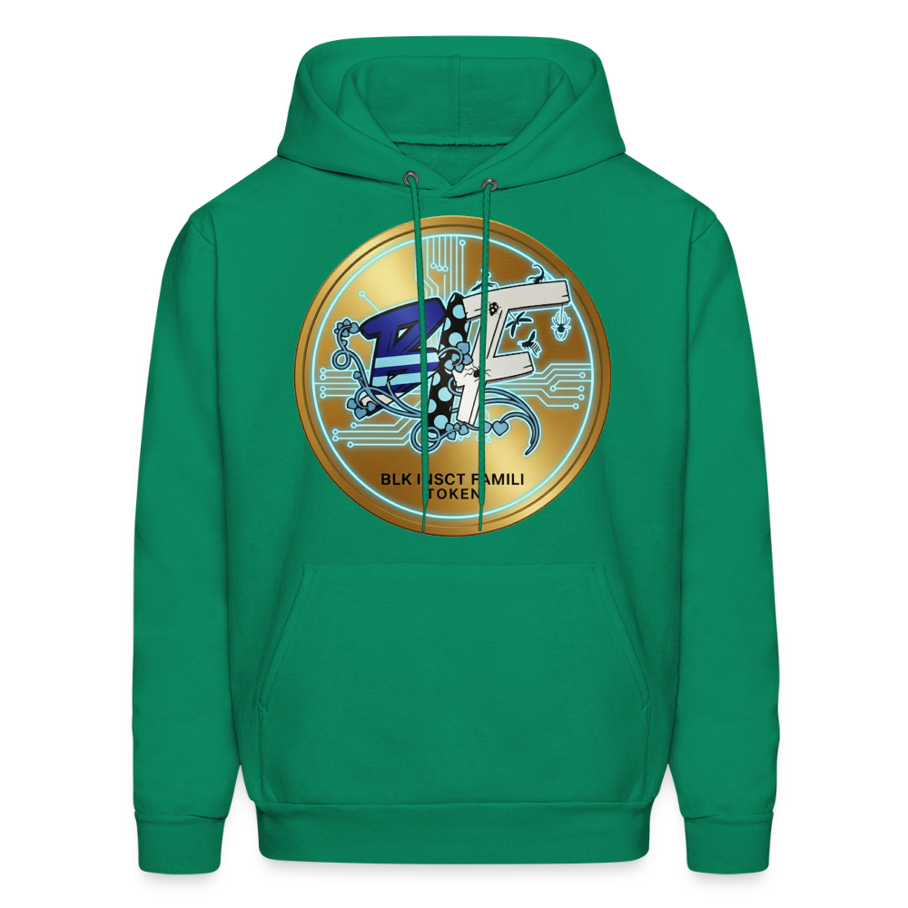 BLK Insct FAMILI Token Men's Hoodie - kelly green