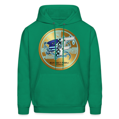 BLK Insct FAMILI Token Men's Hoodie - kelly green