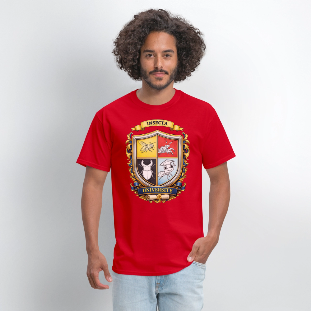Insecta University Men's T-Shirt | GILDAN 5000 - red