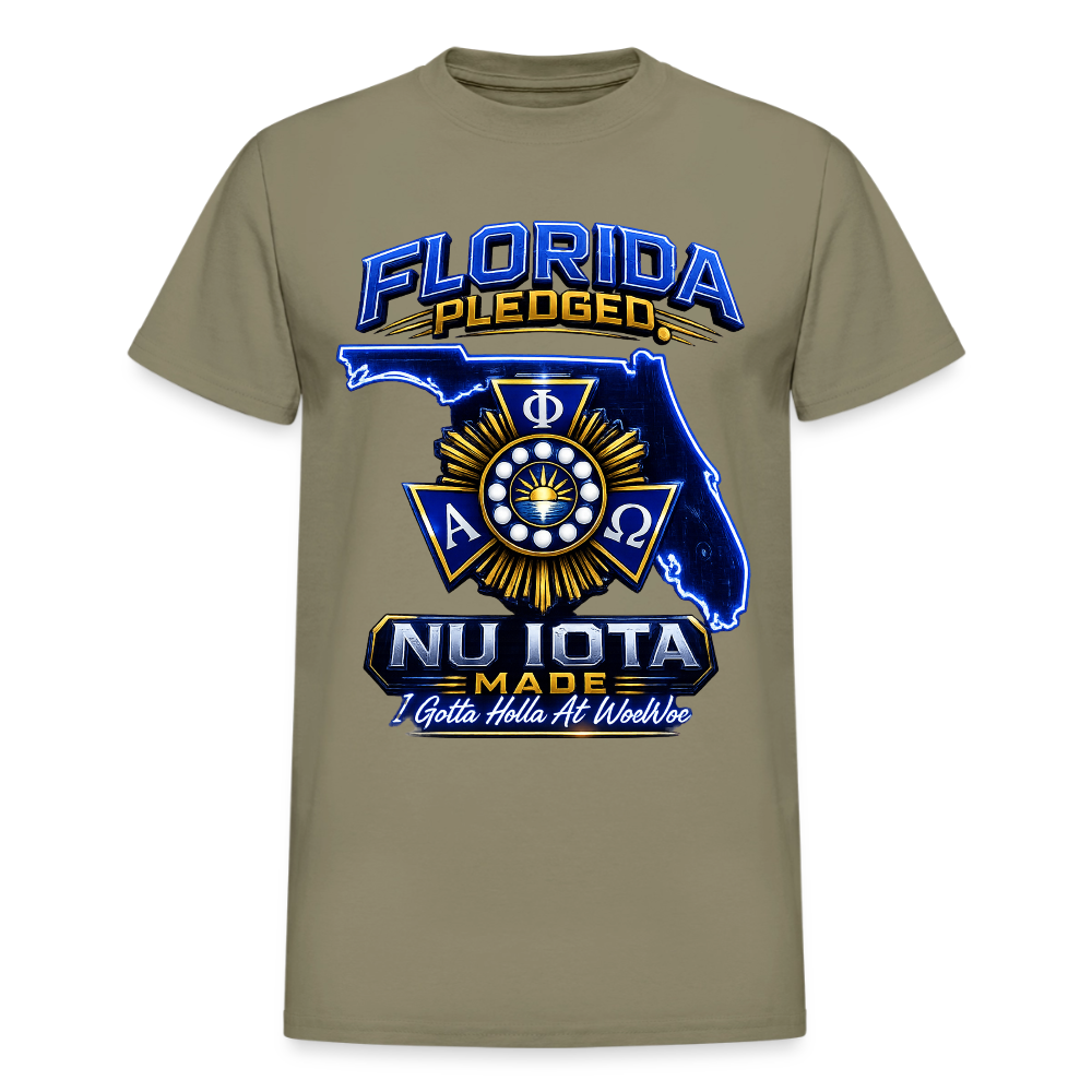 Nu IOta/ Woe Woe Gildan Ultra Cotton Adult T-Shirt - prairie dust