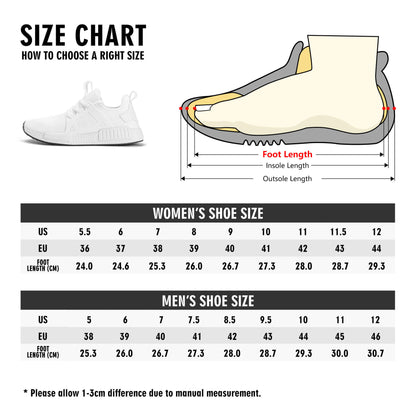 Bee Who U Be Camo Men's Mesh Sport Race Sneakers