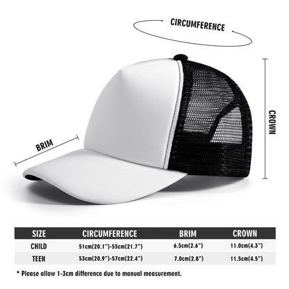 Fly Dre Kids Front Printing Mesh Baseball Caps