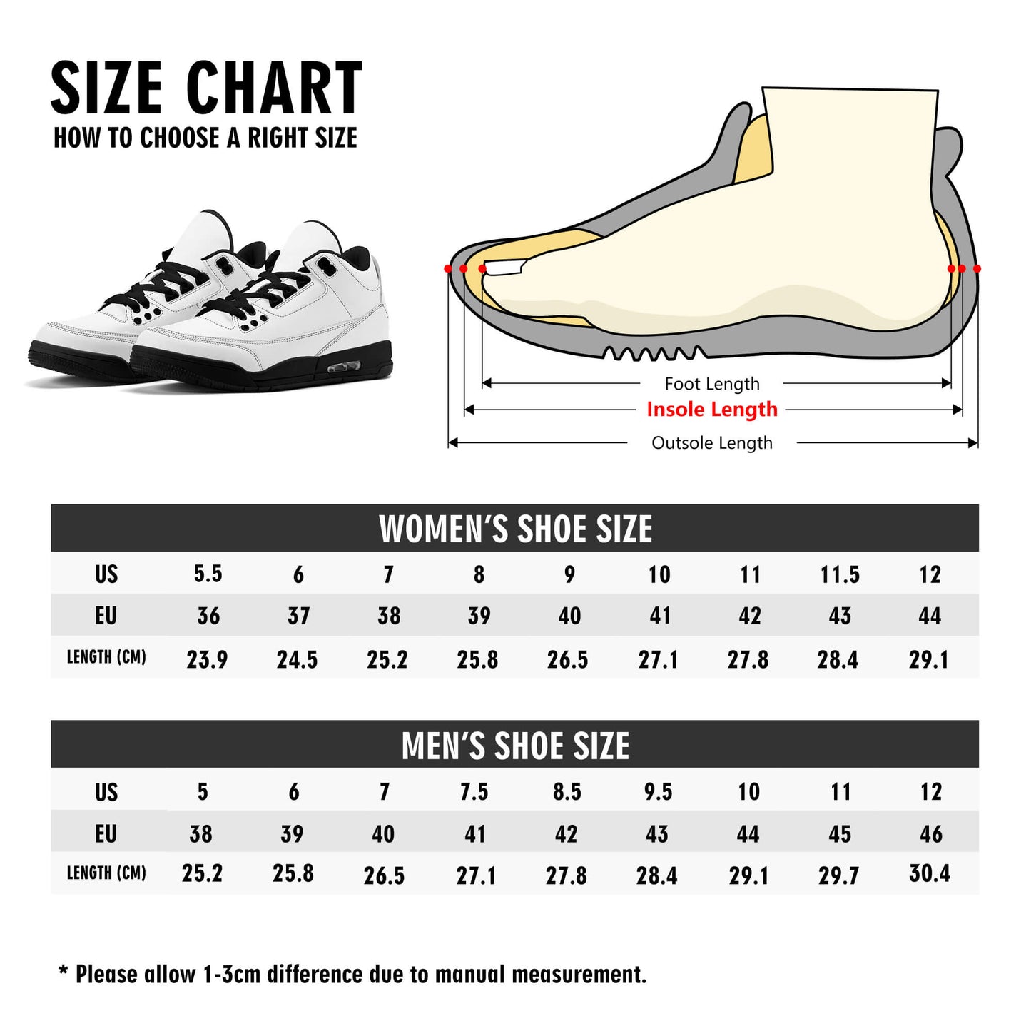 BLK INSCT FAMILI Mens High Top Retro Leather Basketball Sneakers