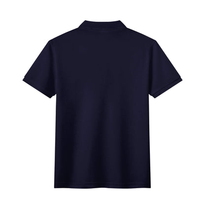 Bee Who U Be Embroidered Unisex Cotton Polo Shirt With Logo
