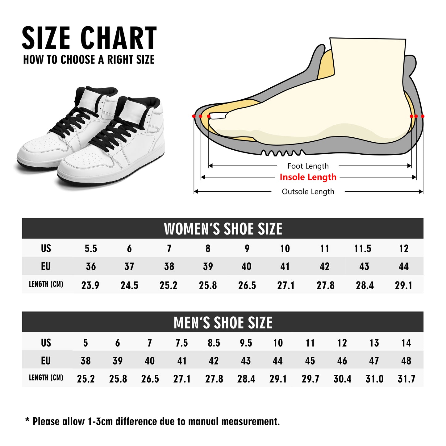 iGot Band Praktice Mens High Top Sneakers-V2