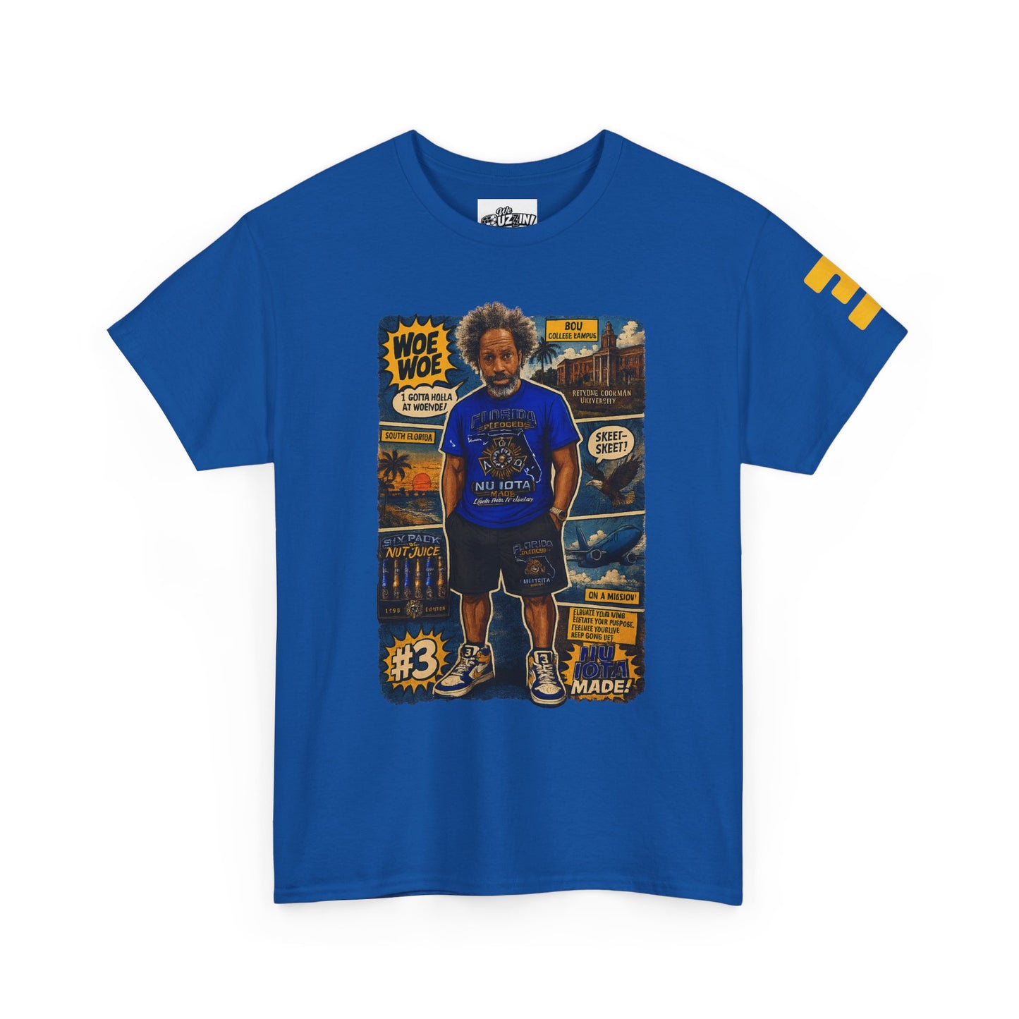 Comic Woe Woe Tee – Vintage Motorcycle Club Style Shirt