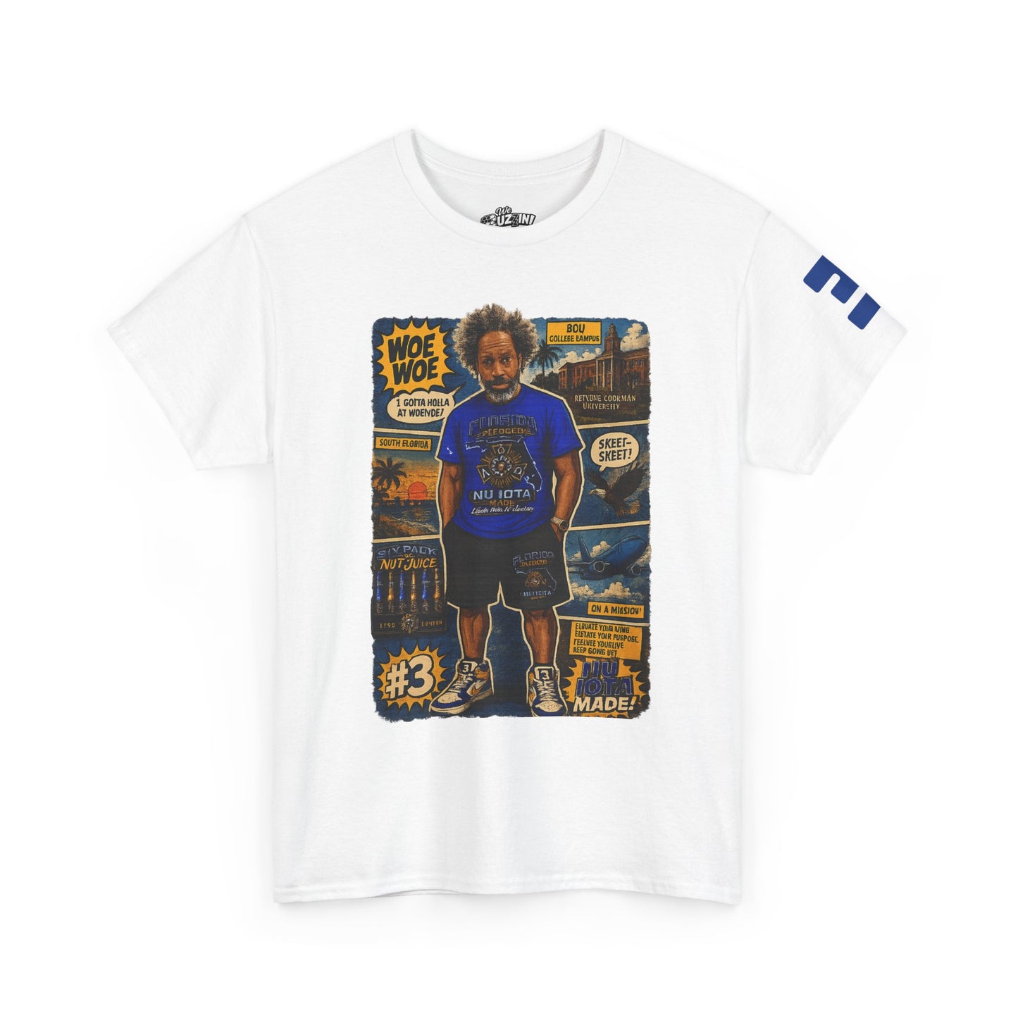 Comic Woe Woe Tee – Vintage Motorcycle Club Style Shirt